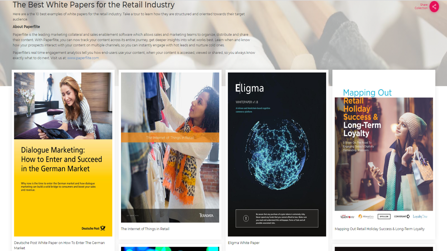 Os Melhores Exemplos de White Papers para Profissionais de Marketing B2B